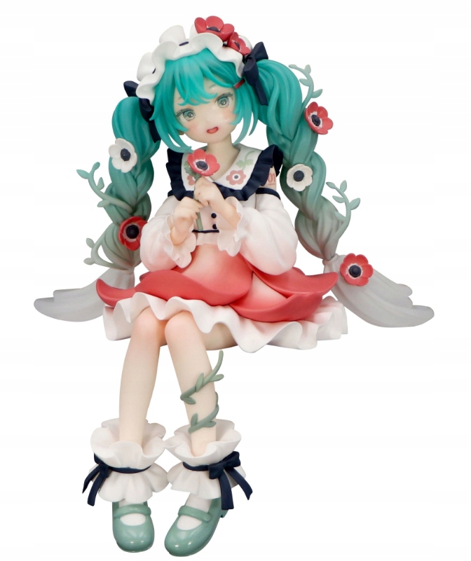 Hatsune Miku Figurka Flower Fairy Anemone Statue Noodle Stopper 14 cm
