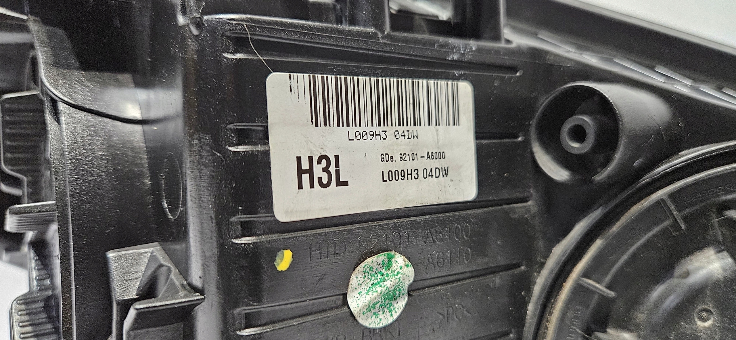 light left front lens ZWYKLA HYUNDAI I30 II 12