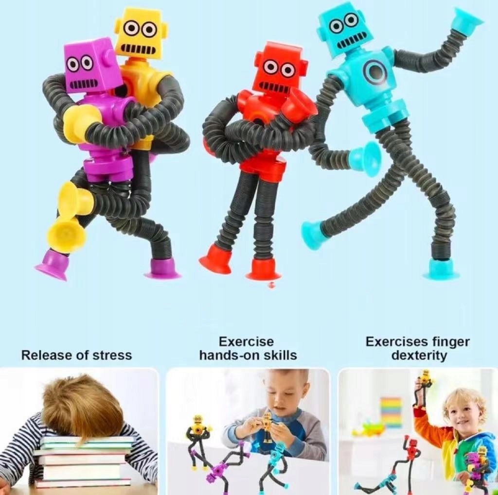 4X ROBOTY SENSORYCZNA ZABAWKA TERAPEUTYCZNA IDEALNA DLA DZIECI Z ADHD 40CM Certyfikaty, opinie, atesty CE
