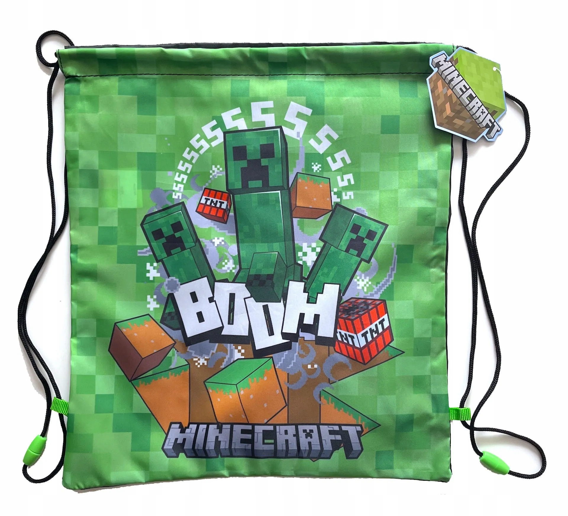 

Worek Na Buty Torba Minecraft Creeper Boom Orygina