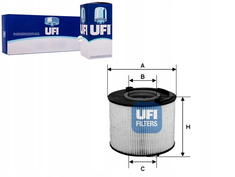 26.015.00 - Топливный фильтр TOUAREG 3.0 TDI V6 04-UFI