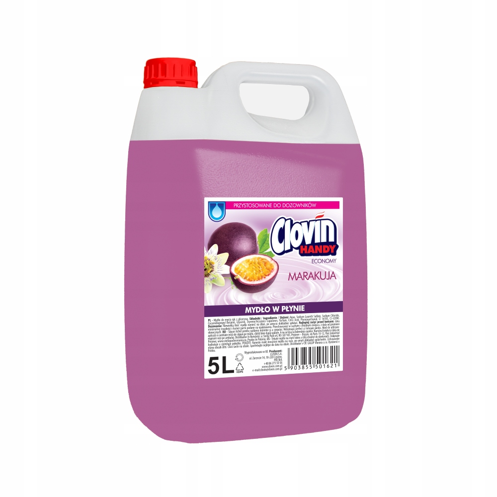 CLOVIN HANDY MYDŁO W PŁYNIE MARAKUJA 5000ML