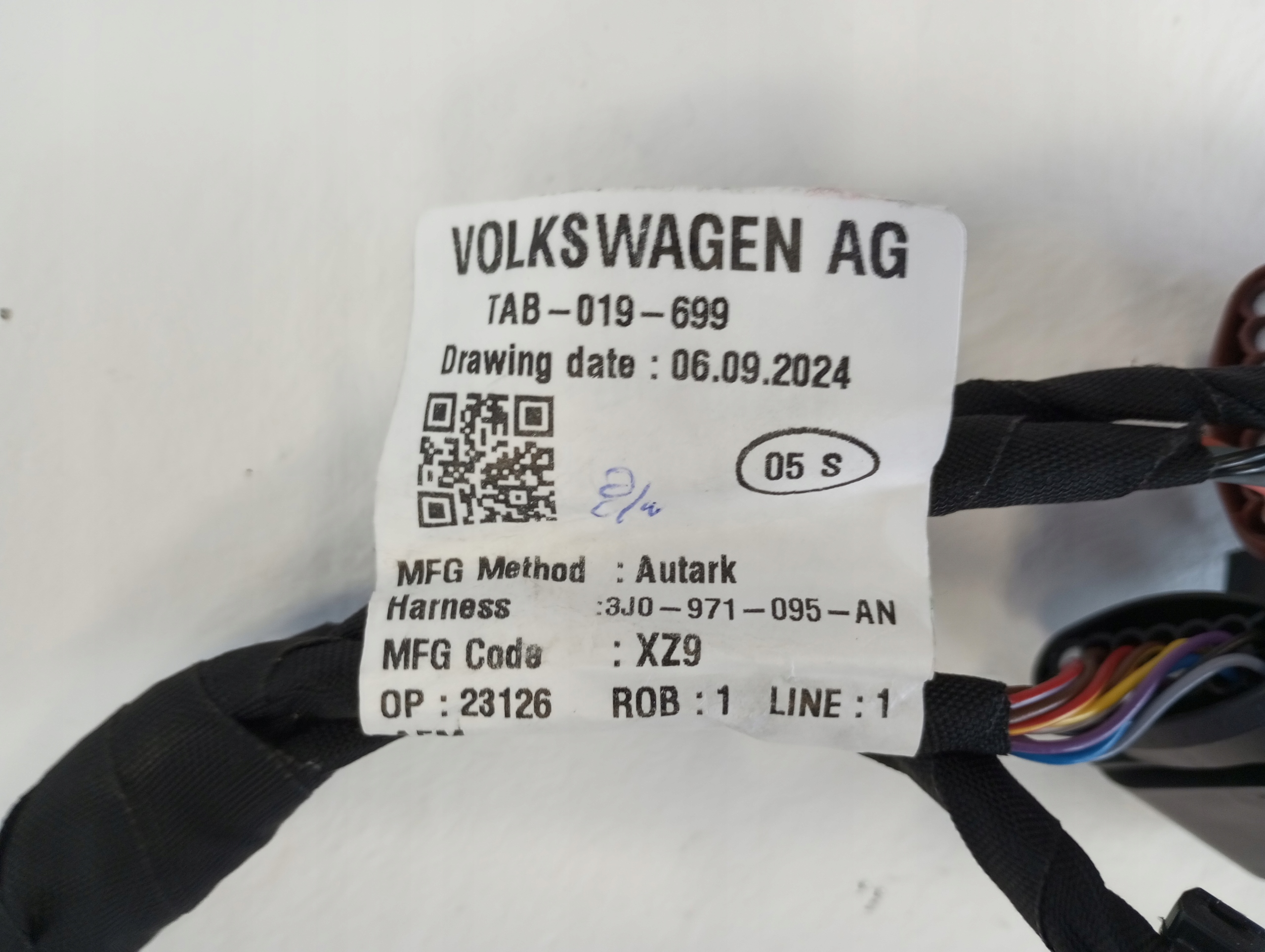 cablaggio Anteriore Paraurti cablaggio VW PASSAT B9 3J0 3J0971095AN