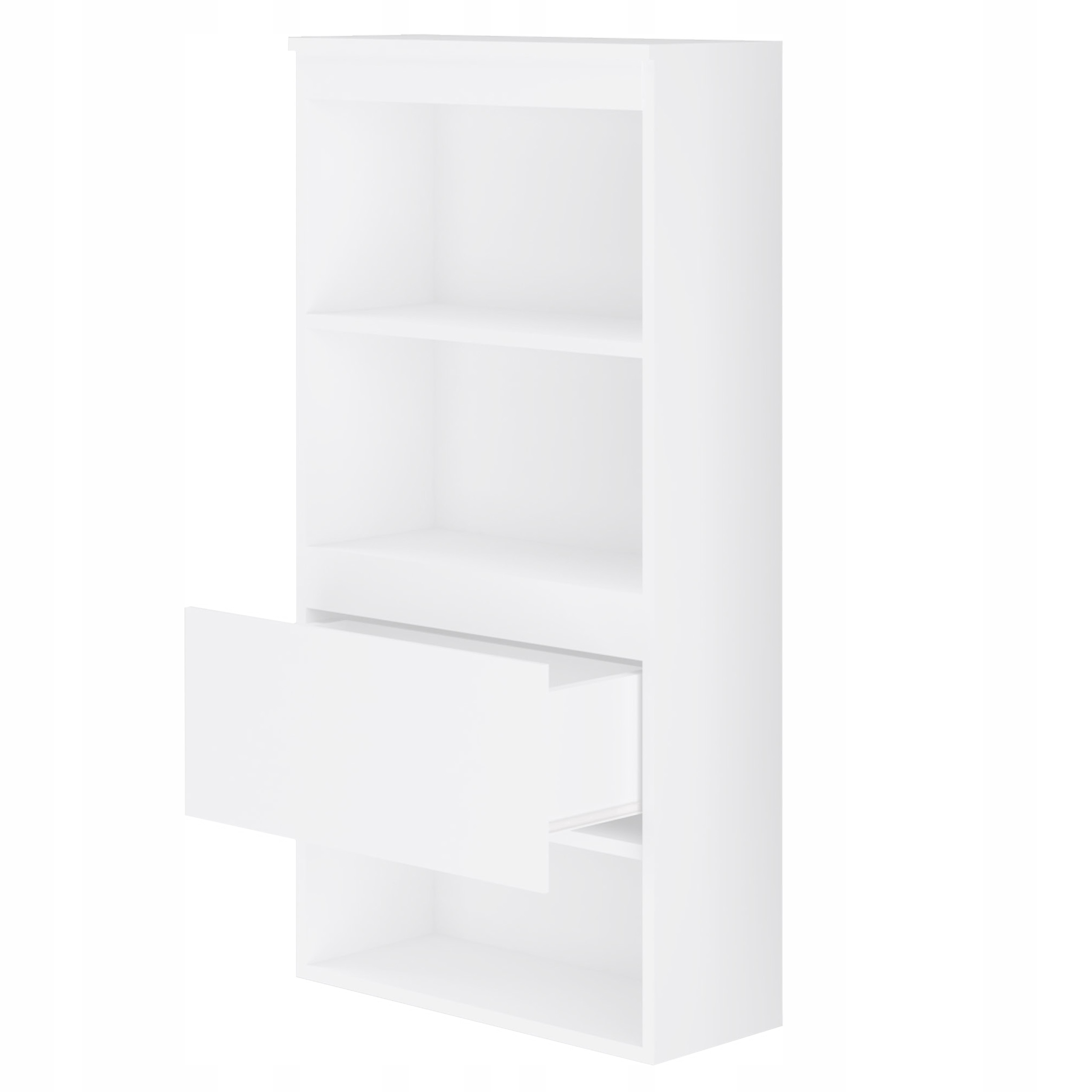 REGAŁ SYSTEMOWY Z SZUFLADĄ BIBLIOTECZKA BIAŁY MAT EAN (GTIN) 5906079904759