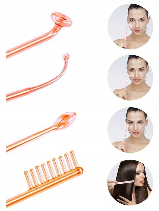 DERMA WAND DARSONVAL 4 ELEKTRODY NAJMOCNIEJSZY PRO DARSONWAL PIELĘGNACJA Marka Bedee