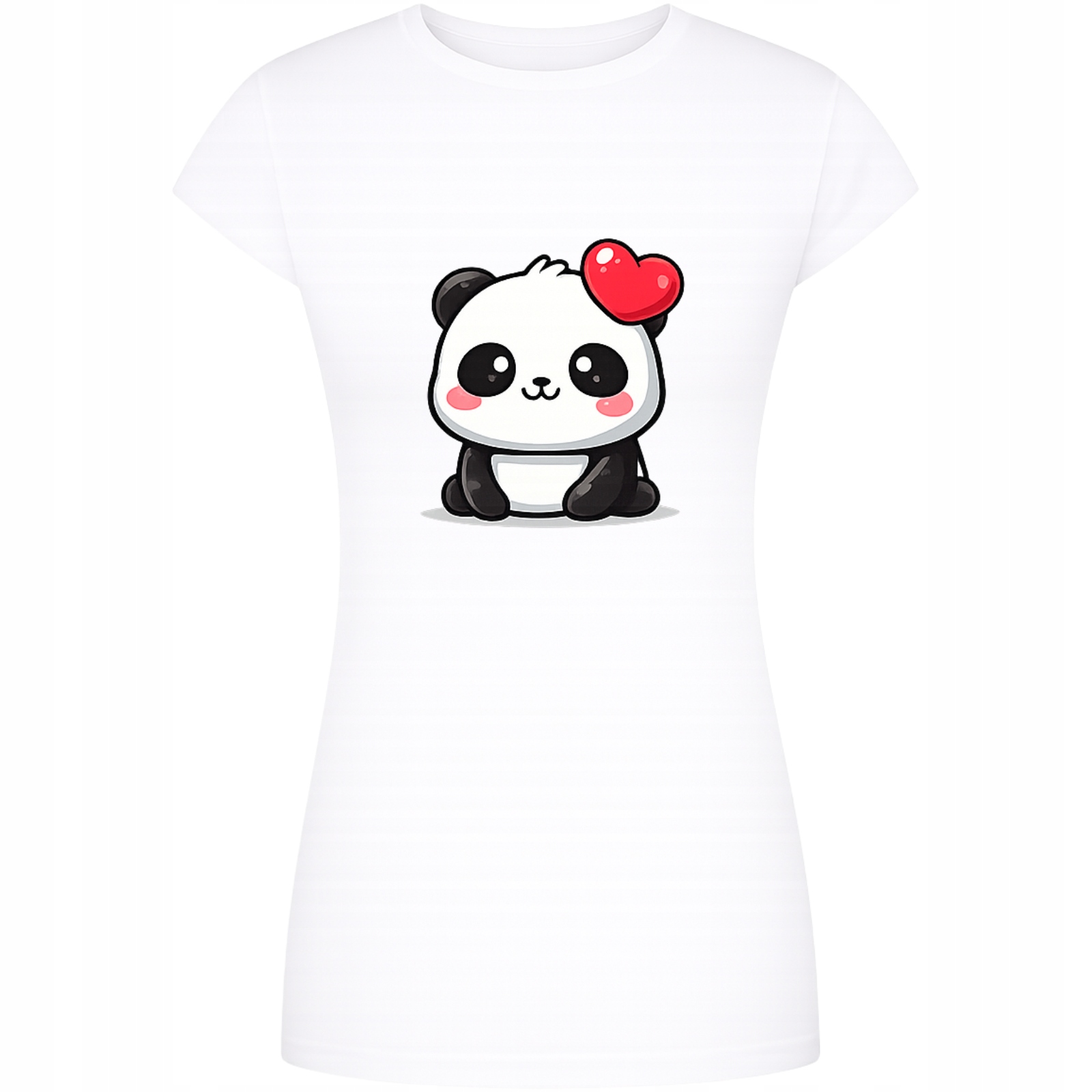 2x Koszulka dla Par Matching Słodkie Pandy Prezent na WALENTYNKI 3XL Linia plus size (duże rozmiary)