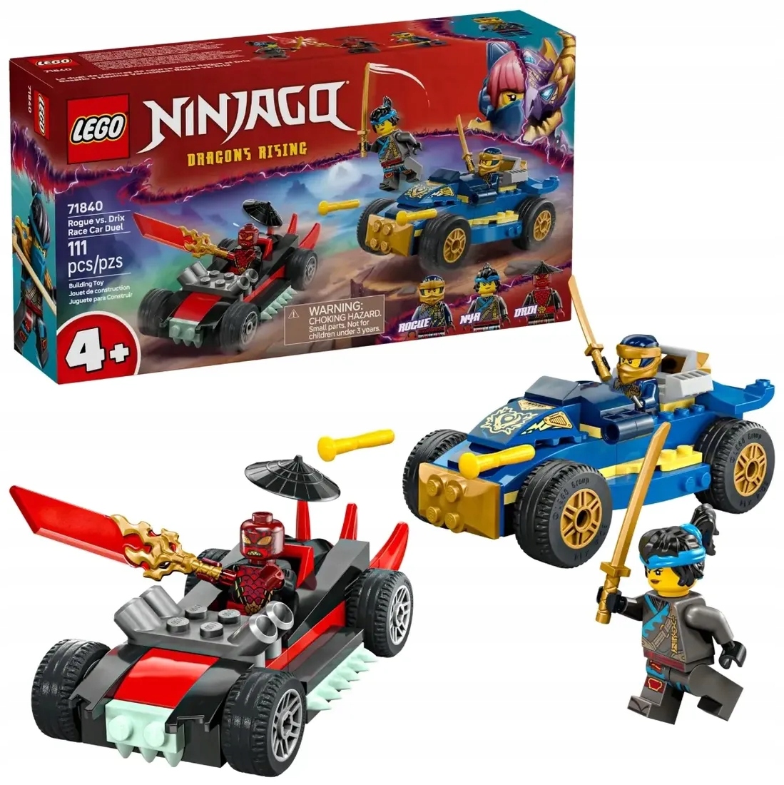 Lego 71840 Ninjago Závodní souboj Rogue vs. Drix