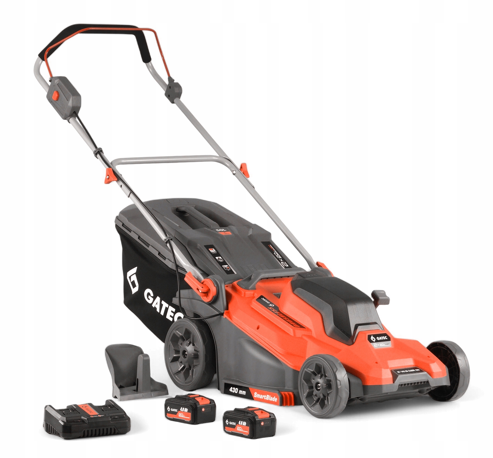 Kosiarka akumulatorowa z mocnym silnikiem indukcyjnym 40V 43 cm Aku: 8 Ah