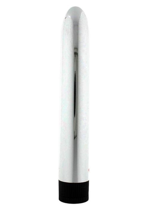 

Srebrny Wibrator Klasyczny Sensuously Smooth 17 cm
