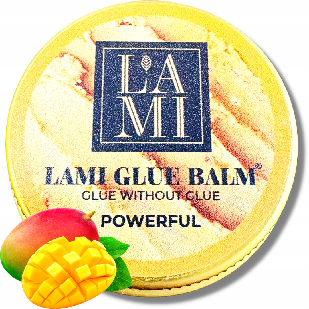 Lami Lashes Powerful Balm glue lepidlo bez lepidla 20 g Mango silné