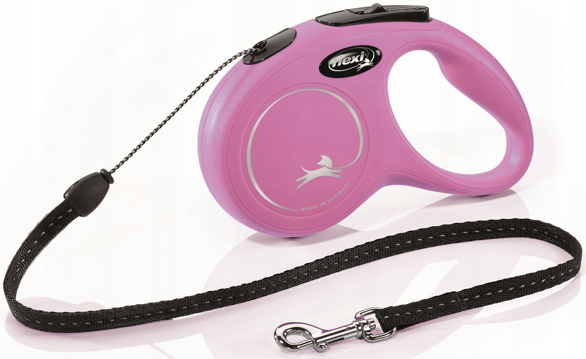 

Smycz Flexi New Classic S linka 5m Różowa