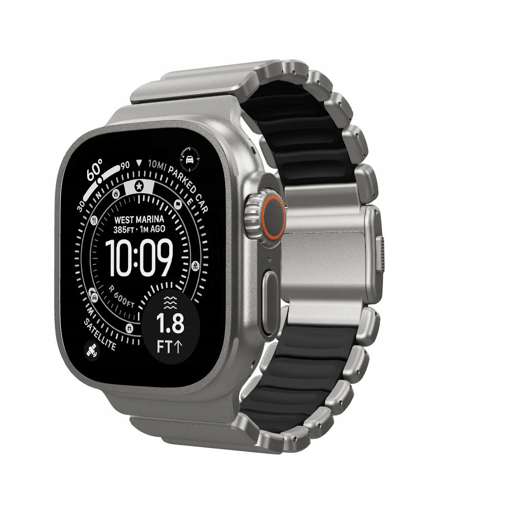 Náramok Nomad pre Apple Watch 24mm strieborný