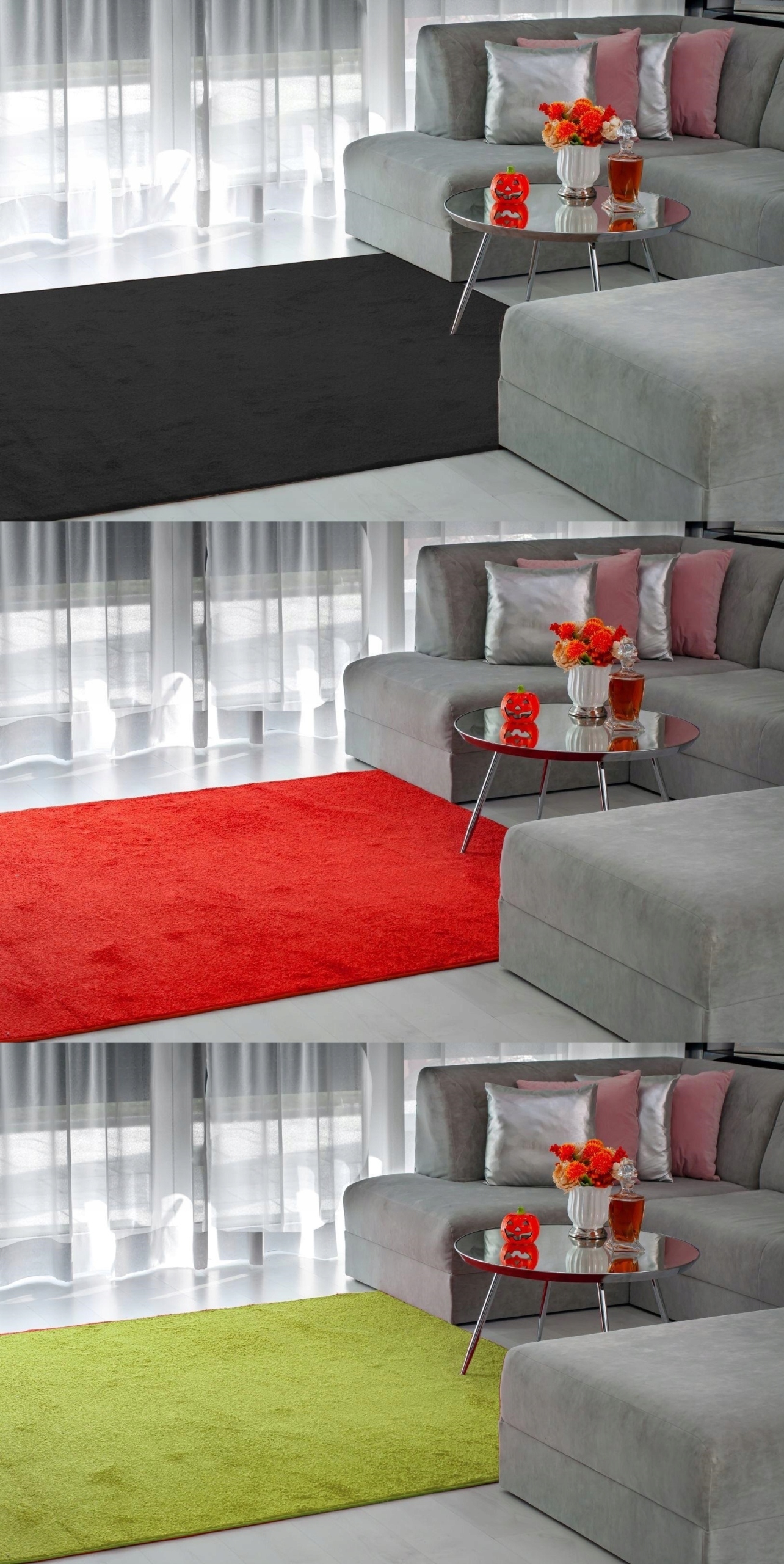 DYWAN DYWANIK SHAGGY KOŁO WYKŁADZINA CHODNIK SZARY BEZ 80cm KOLORY OBSZYTY Przeznaczenie do wnętrz