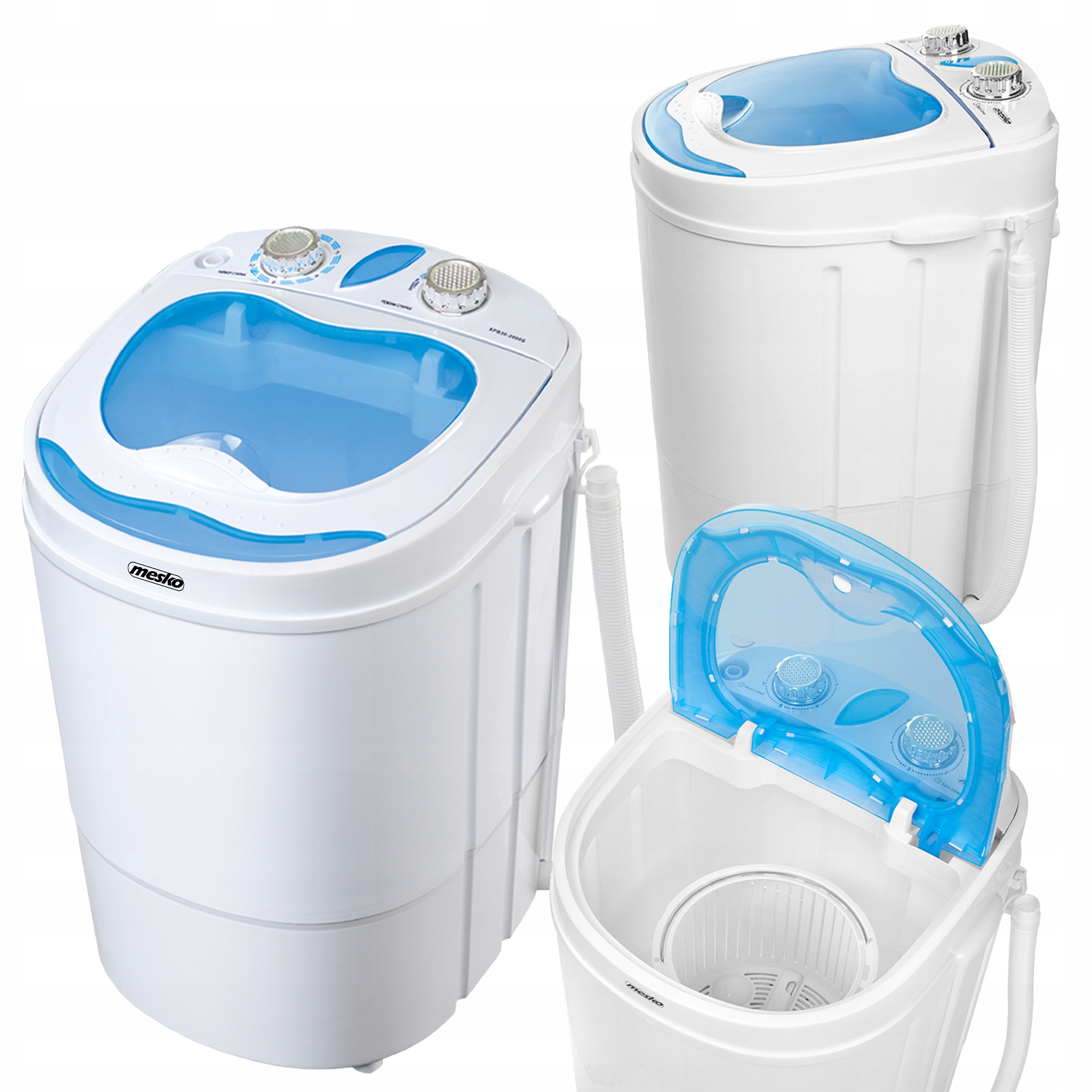 

Pralka Wirówka 2w1 Wsad 3KG Turystyczna Mesko 8053