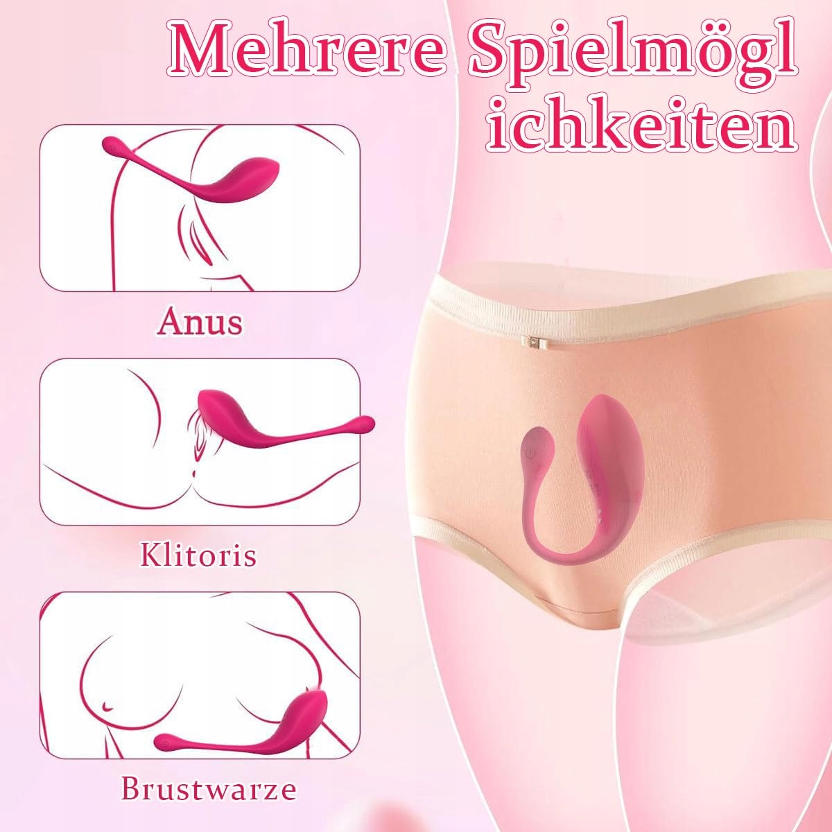 LYAMAIS Wibrator Analny 12 Trybów Zdalne Sterowanie Masażer Prostaty — miniatura 3