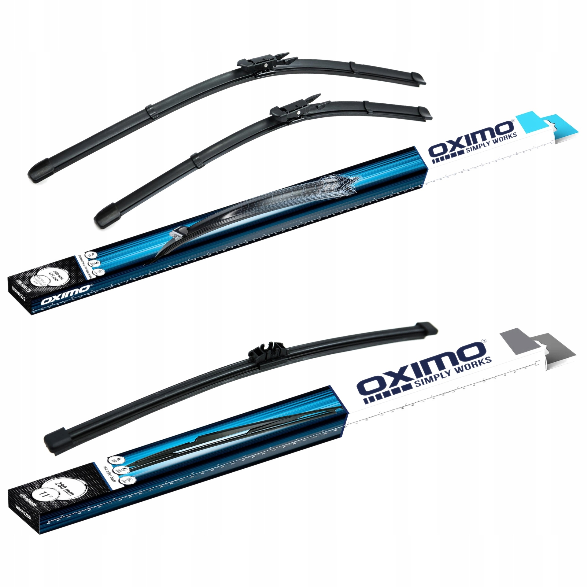 Wycieraczki do szyb Oximo Bmw 3 Touring (G21,G81) Kombi 07.2019- Przód+tył