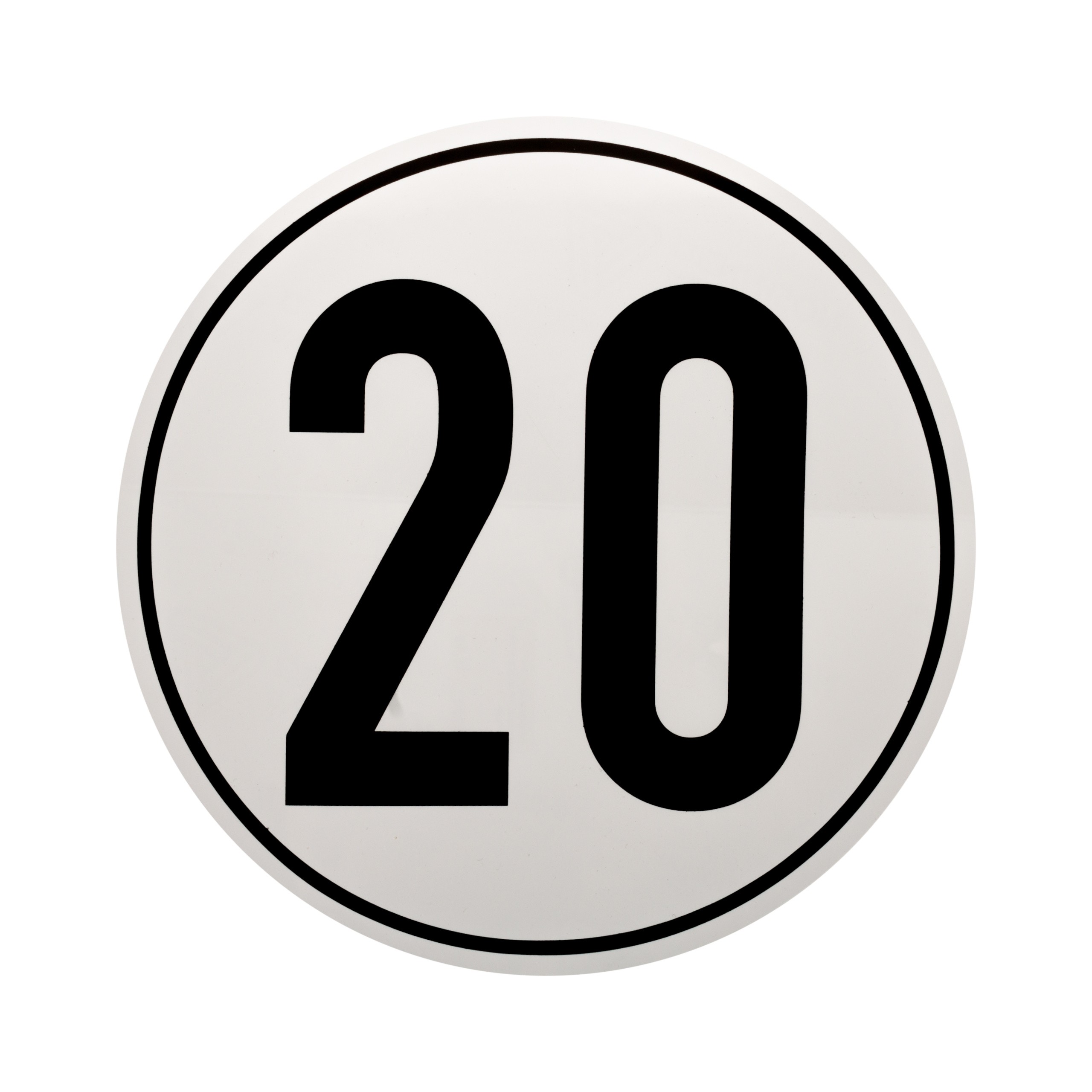 

Naklejka nalepka ograniczenie prędkości 20 km/h
