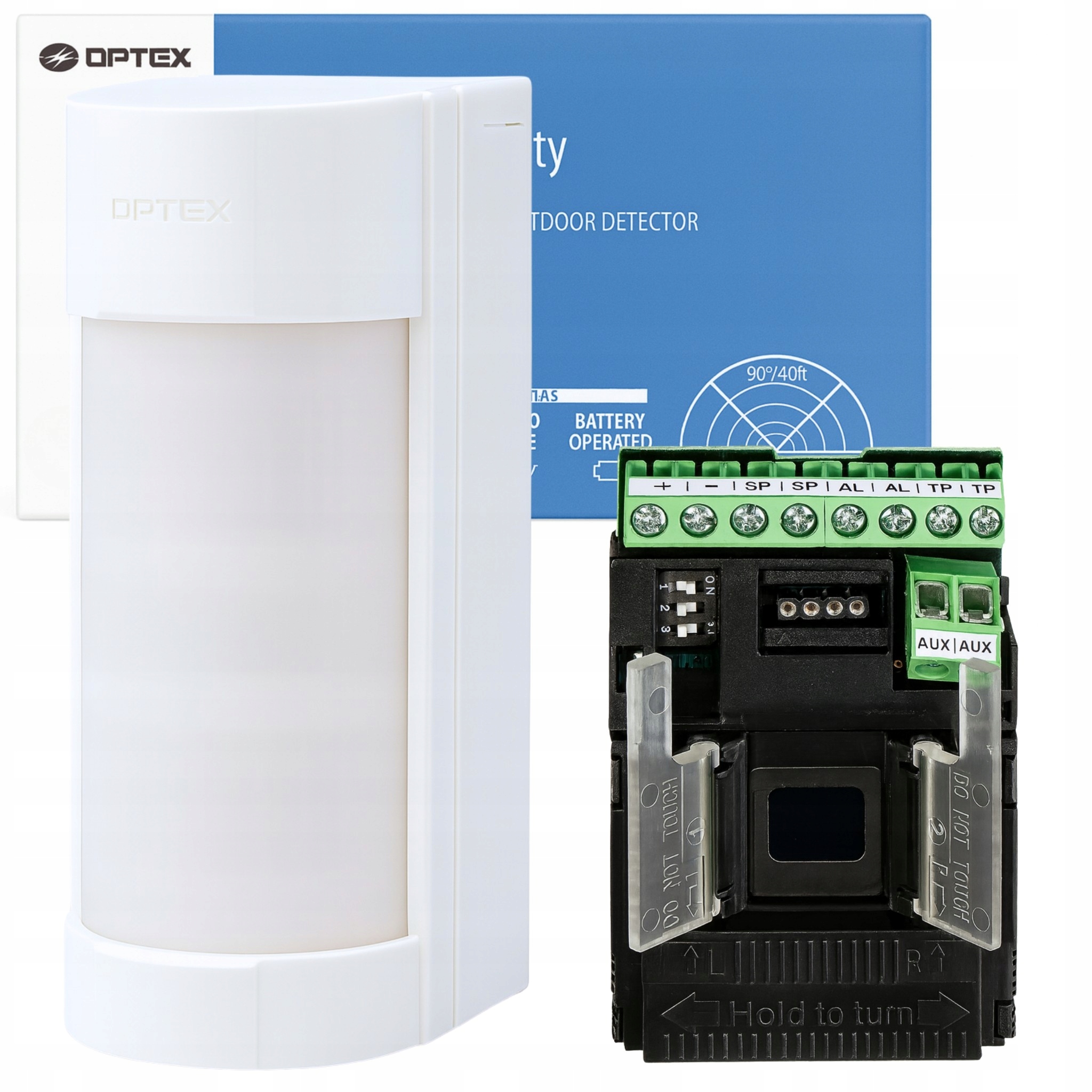 Zewnętrzny czujnik ruchu Optex Vxi-dam podczerwień Dual Pir+mw antymasking
