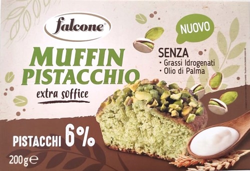 Levně 4x Pistáciové muffiny Muffin Pistacchio 200 g Falcone