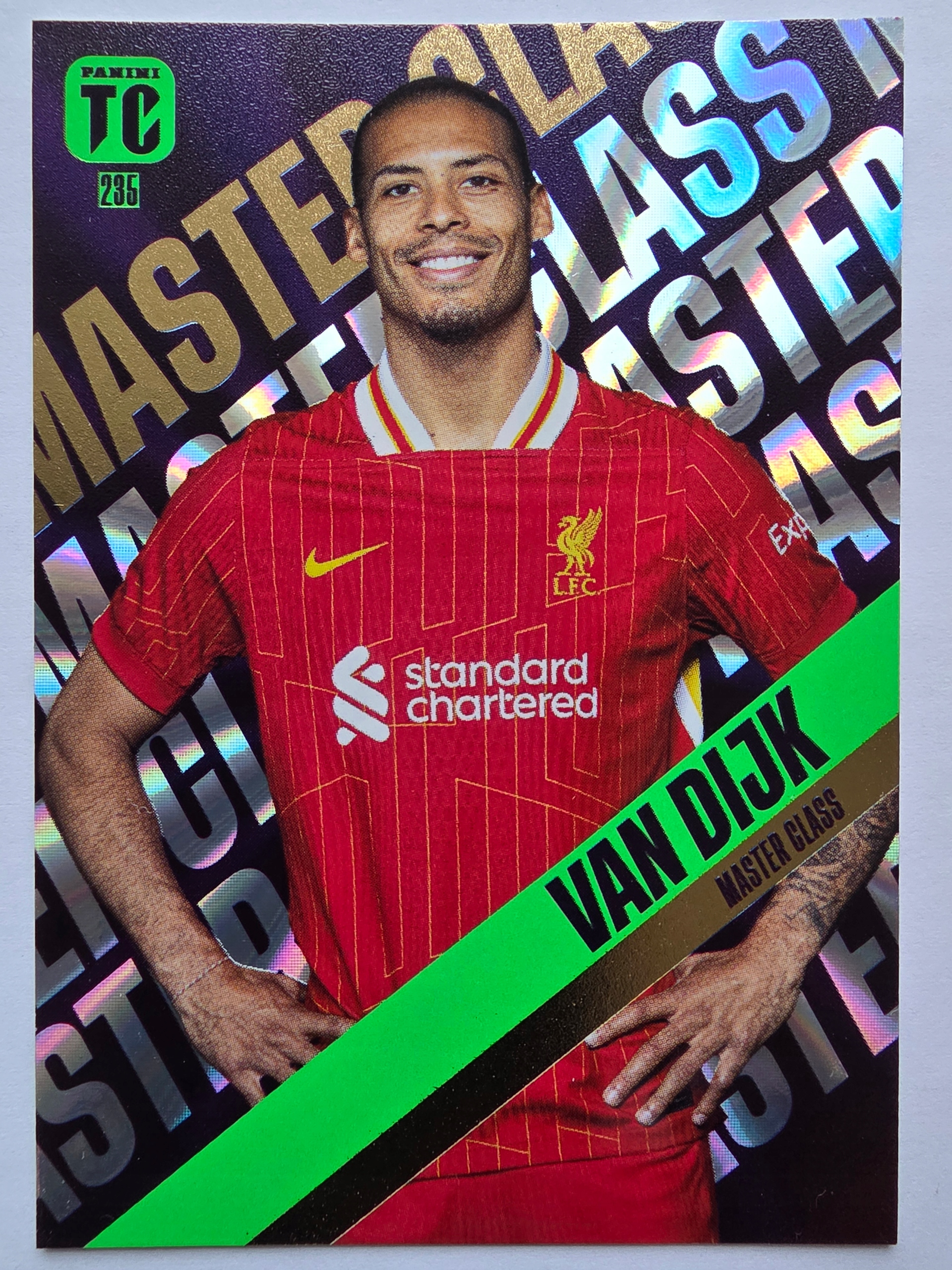 2025 Panini Top Class Virgil Van Dijk Liverpool Master Class /ER17