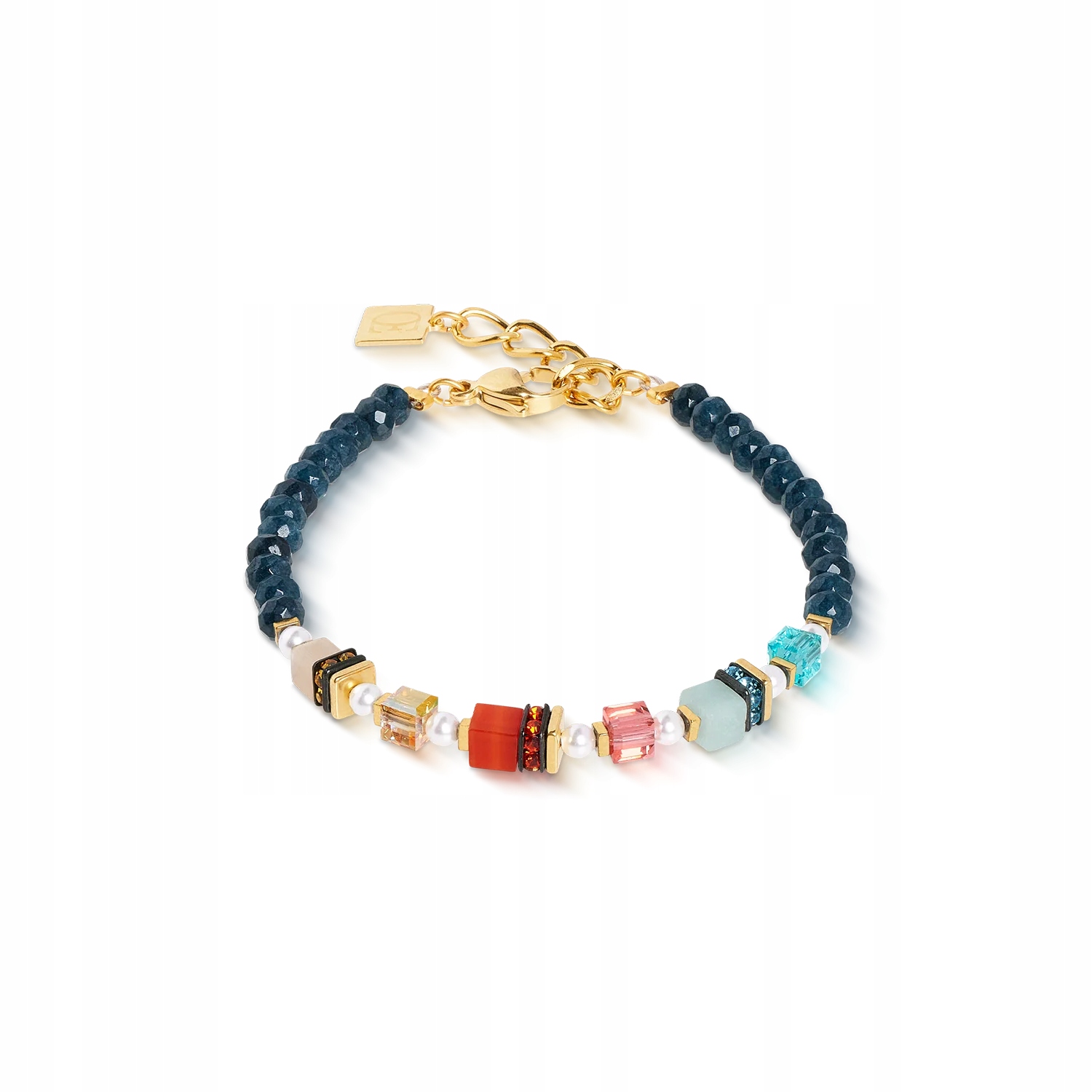 Náramek Coeur de Lion Sparkling Princess Spikes Vícebarevný Kámen