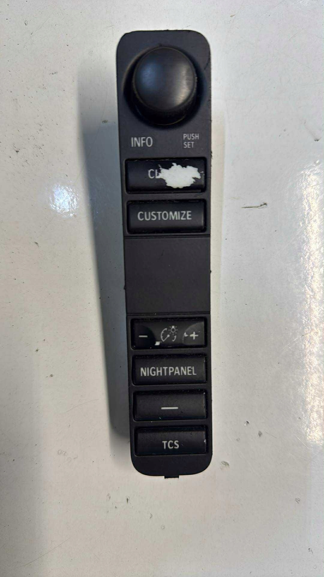 button NIGHTPanel TCS SAAB 93 9-3 02-07r 12792587 switch TEMPOMATU