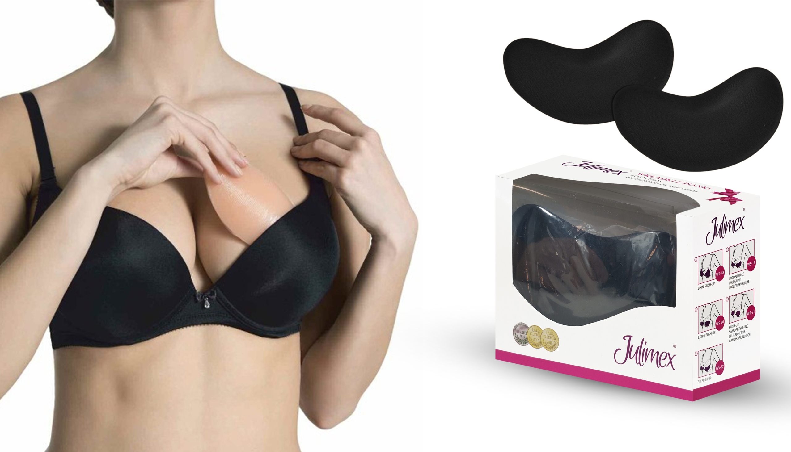 

Julimex Piankowe Wkładki Modelujące (WS-19) Czarne