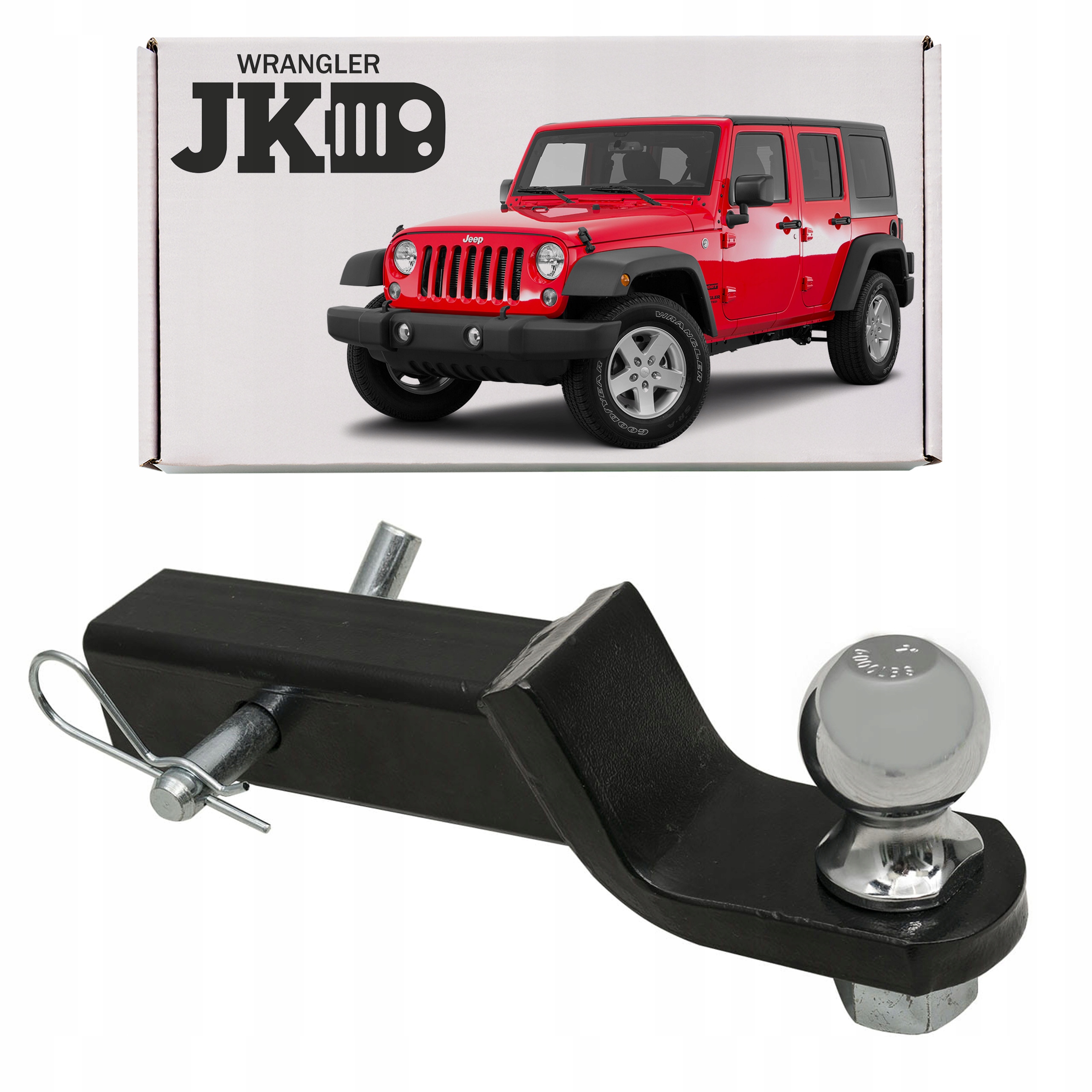 Jeep Wrangler Jk Držiak Ťažného Háku S Guľou