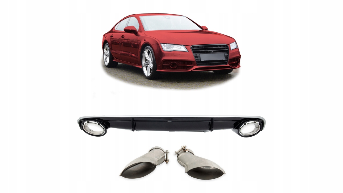 Difuzér Audi A7 C7 zadný