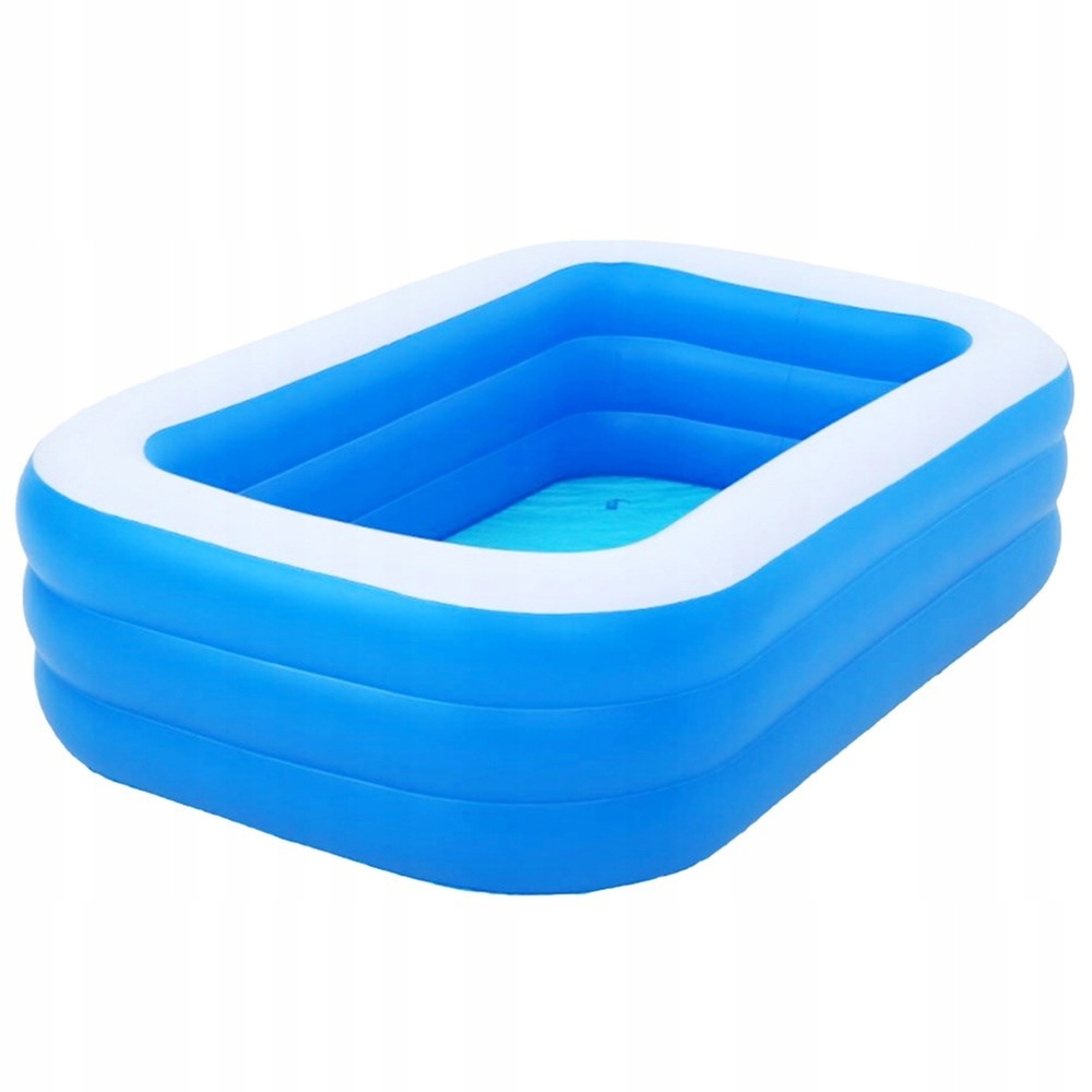 Basen Ogrodowy Dmuchany Prostokątny Duży Dla Dzieci Dorosłych 170X115X47 CM