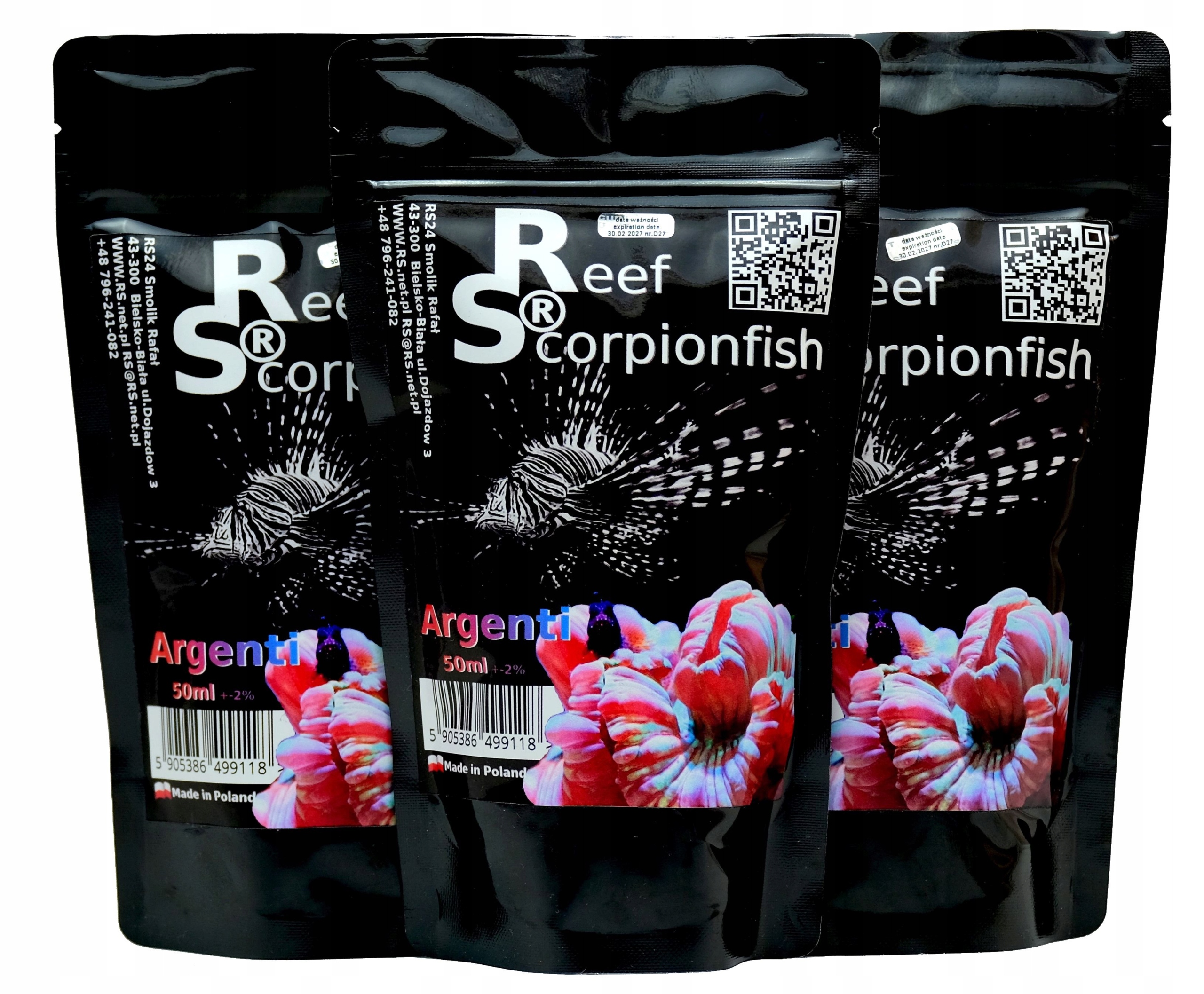 Levně Reef Scorpionfish Argenti 50ML Stříbro Pro Mořské Akvárium Ag