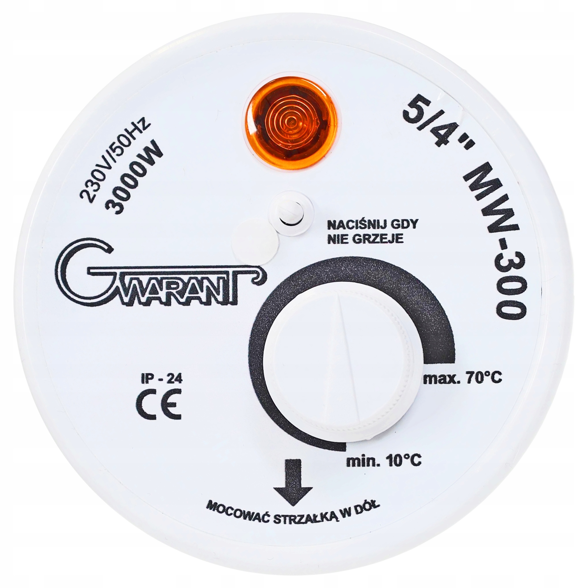 GRZAŁKA z TERMOSTATEM do BOJLERA 3000W 3 kW 5/4 EAN (GTIN) 4282143067331