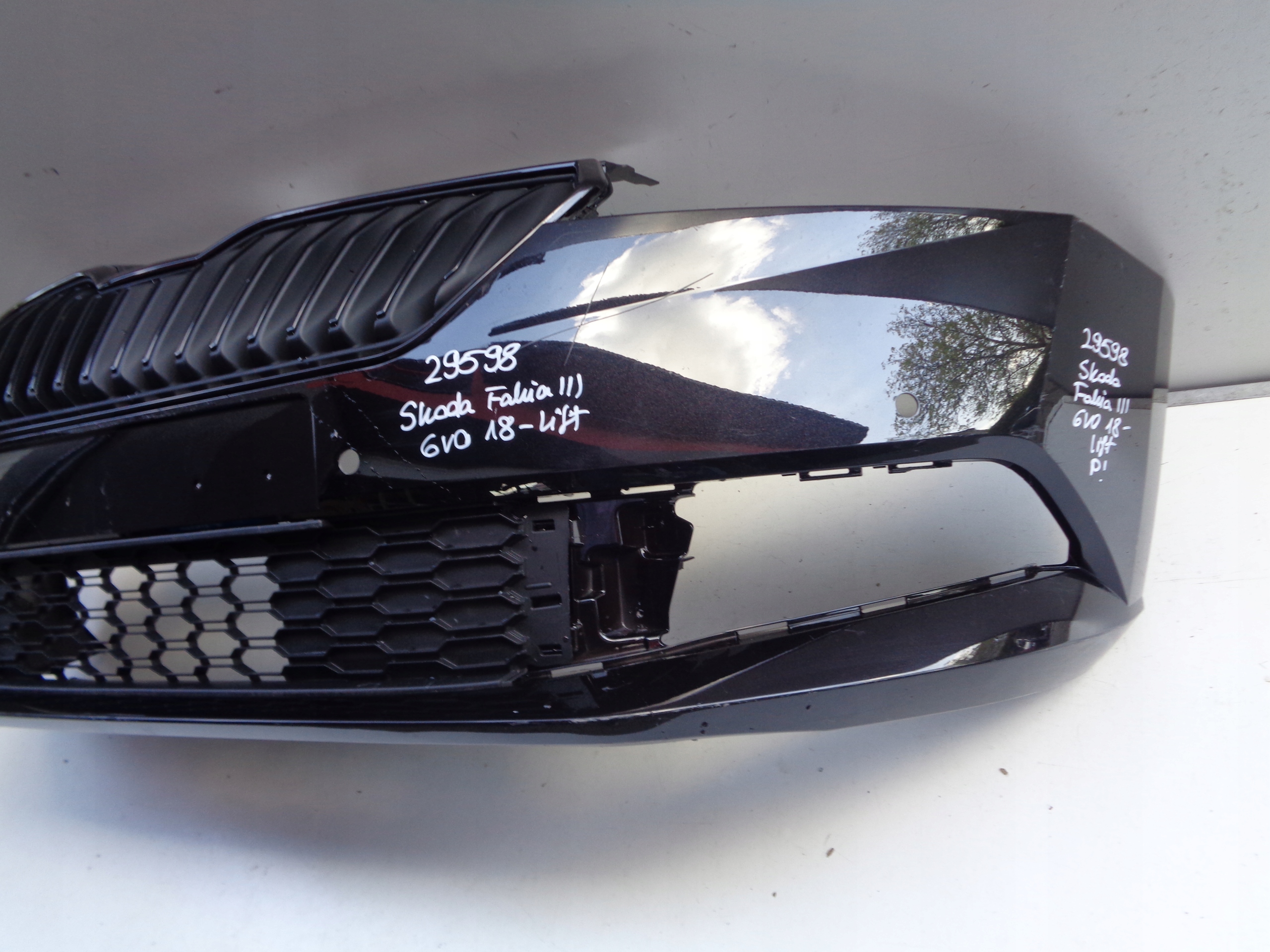 front bumper SKODA FABIA III 6V 18- LIFT 29598