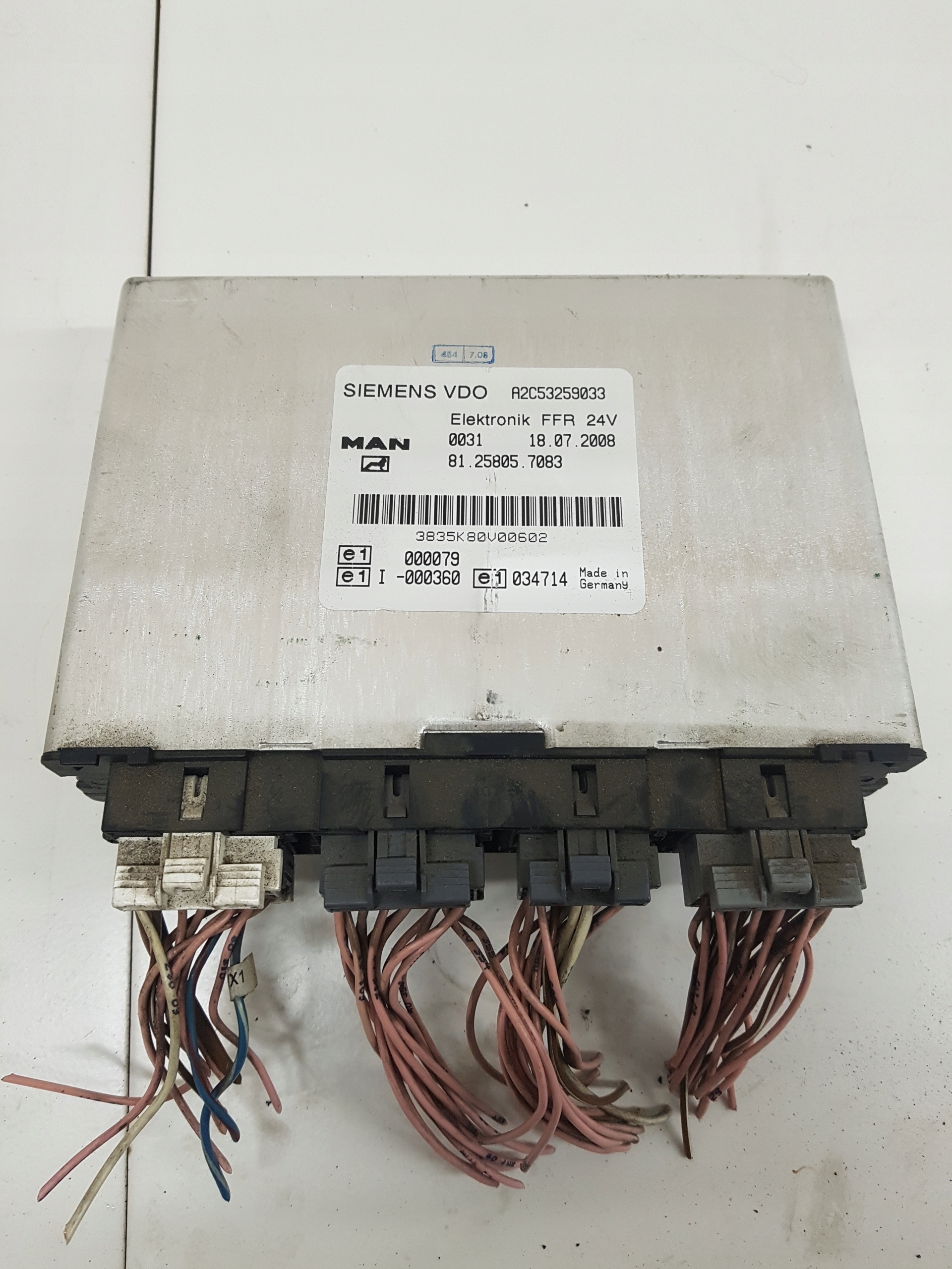 Bedienteil Computer FFR EMU MAN TGX