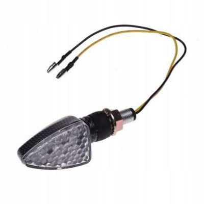 KIERUNKOWSKAZ BIAŁY LED klosz carbon karbon 1szt