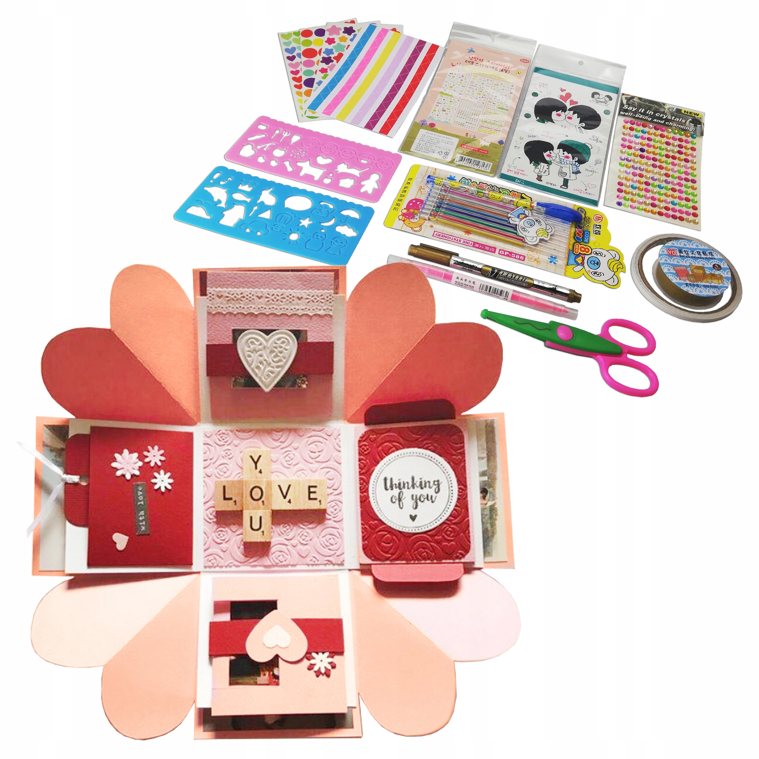 

Exploding Box Prezent Niespodzianka Diy Urodziny