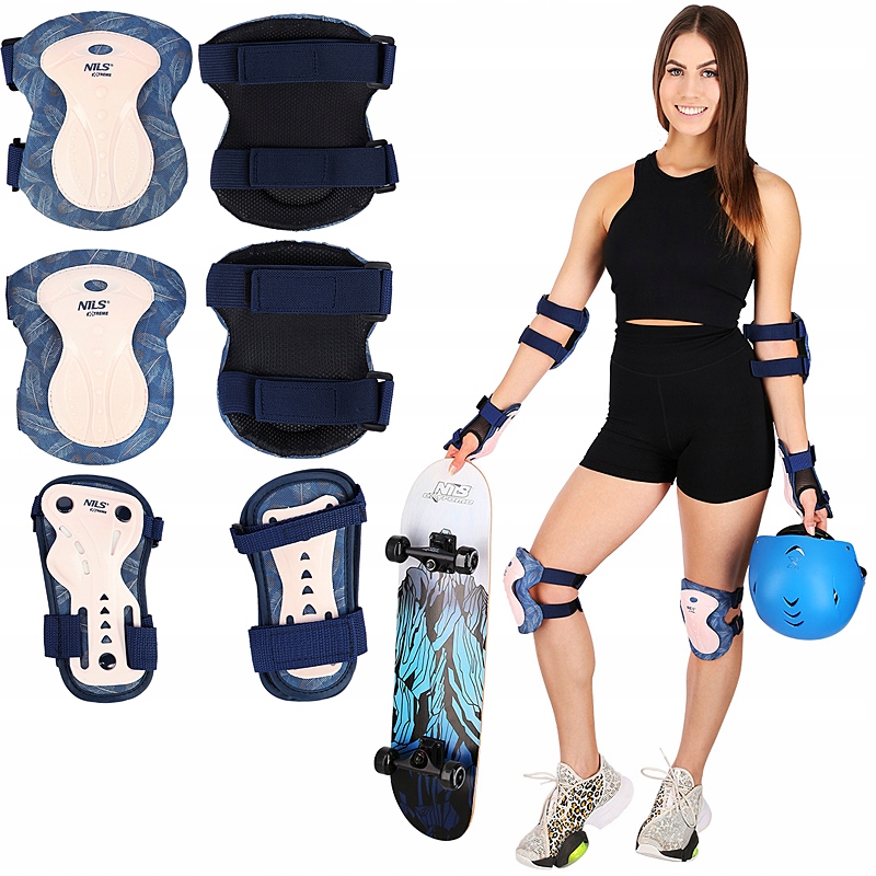 OCHRANIACZE NA ROLKI DESKOROLKE ZESTAW OCHRANIACZY