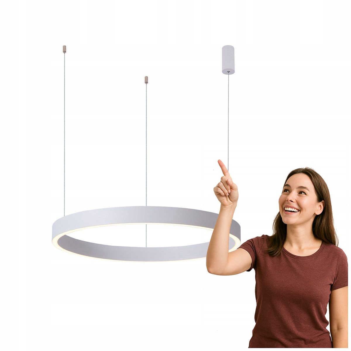 Závesná Led lampa Brasco Down 40W s reguláciou svetla Italux