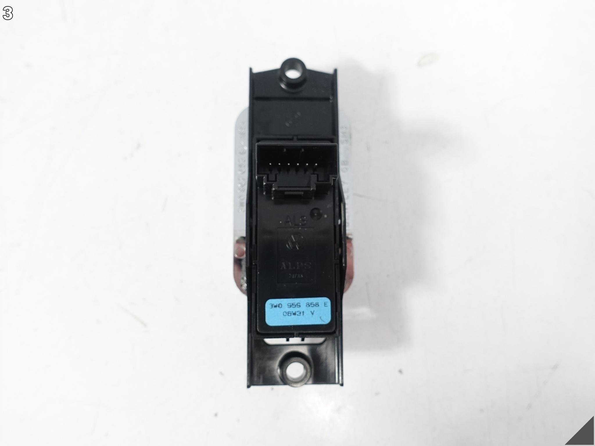 BENTLEY CONTINENTAL 3W0 3W5 opening control switch windows left = right