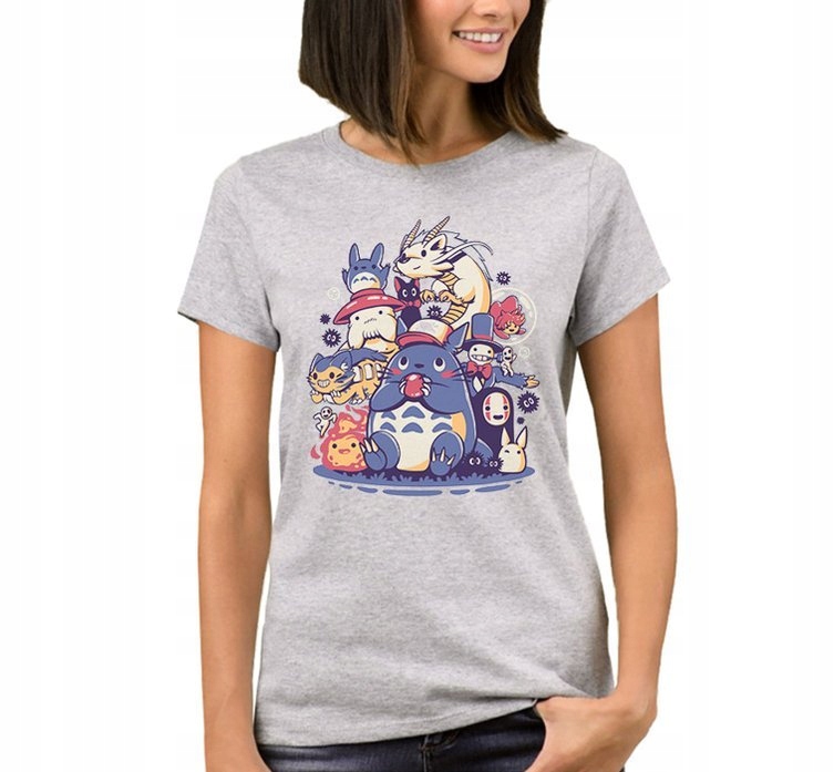 

T-shirt Koszulka Damska Totoro Geek Nerd Xs