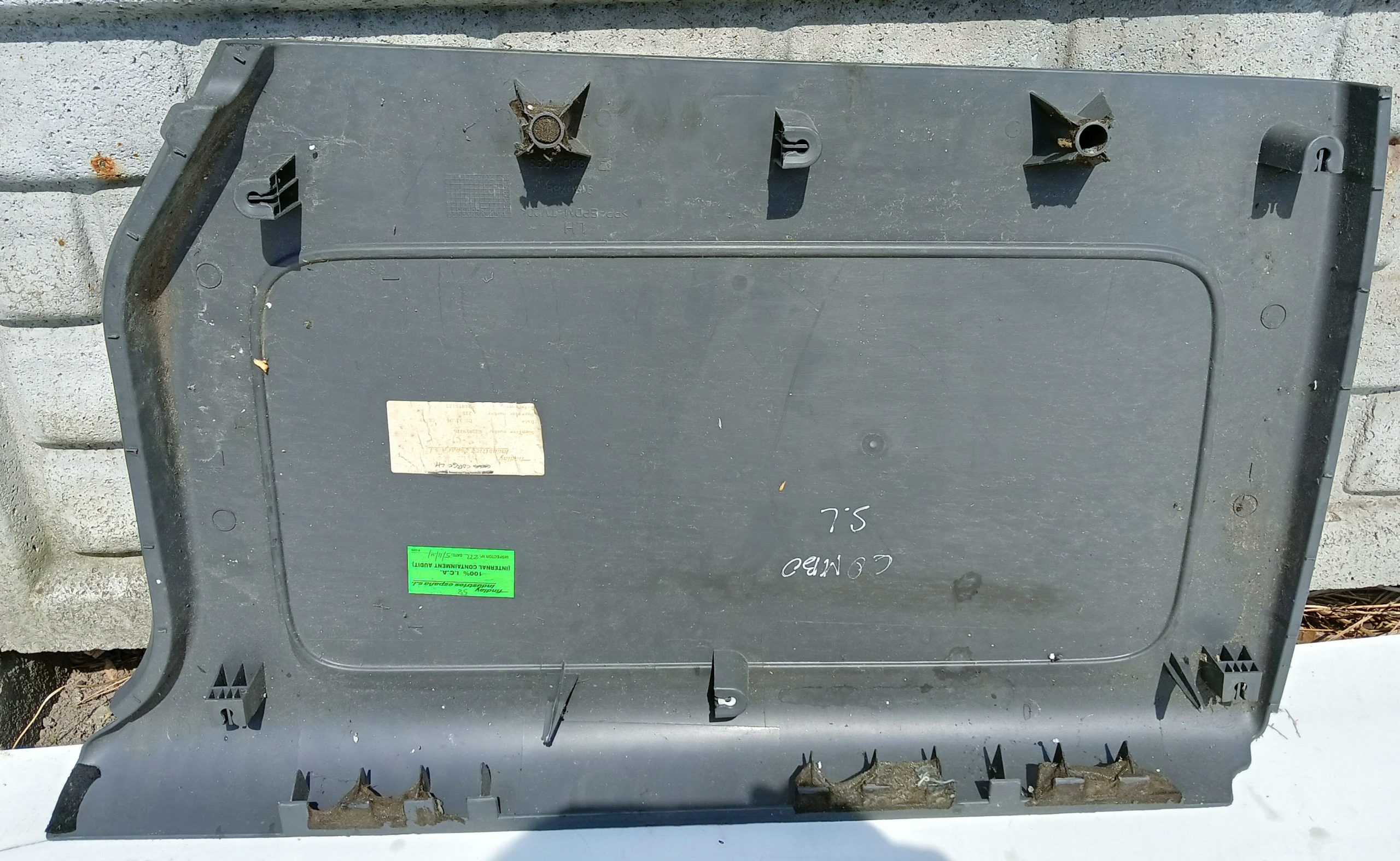 upholstery side opel combo c