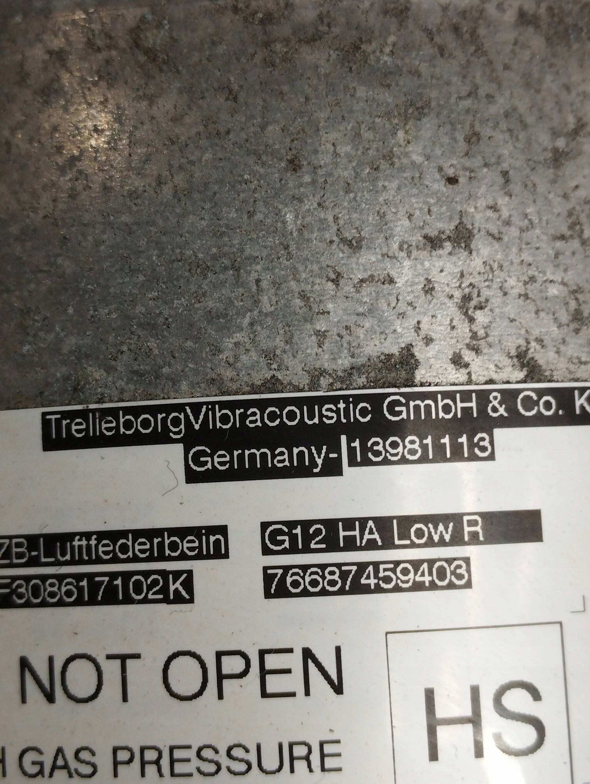 BMW 7 G11 Stoßdämpfer MIECH rechts heck 76687459403