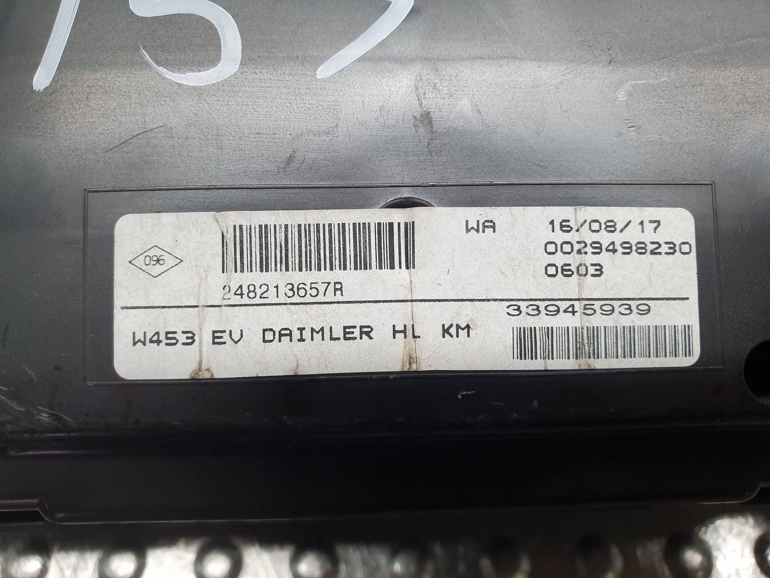 dials dials 248213657R SMART FORFOUR II W453 EUROPA