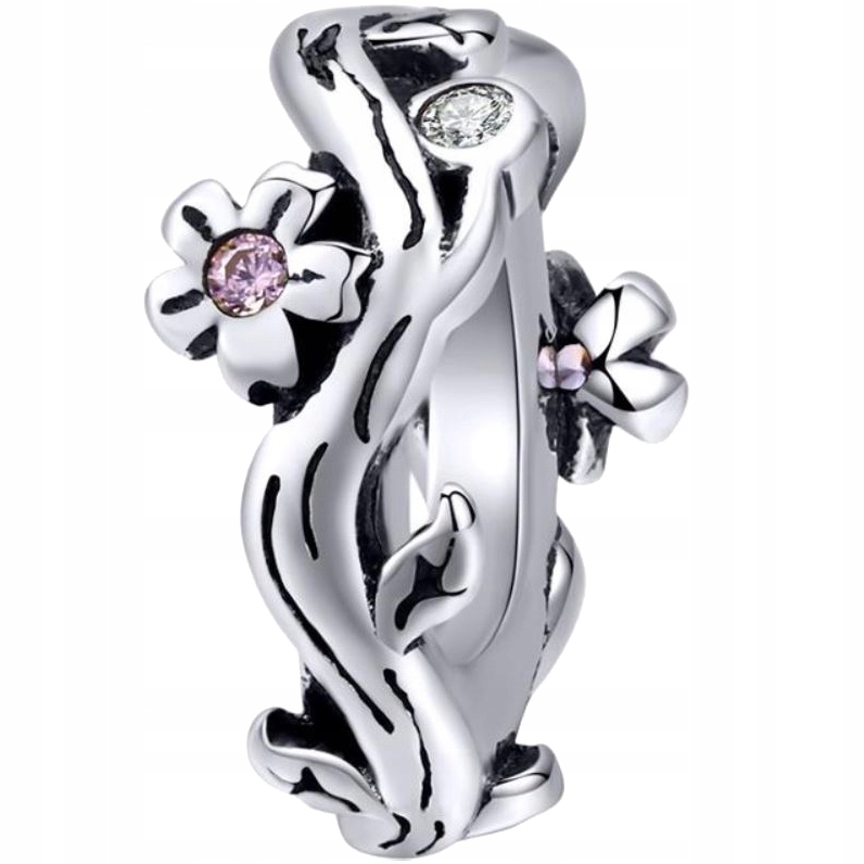 

Charms do Pandora Kwiaty srebro 925 koralik
