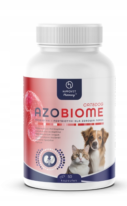 Hippovet Pharmacy Azobiome probiotyk wsparcie w terapii chorób nerek