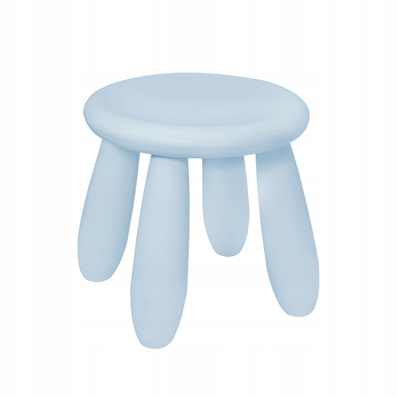 KRZESEŁKO DLA DZIECI KRZESŁO DZIECIĘCE PLASTIKOWE STOŁEK niebieski STABILNY Kolekcja 2024