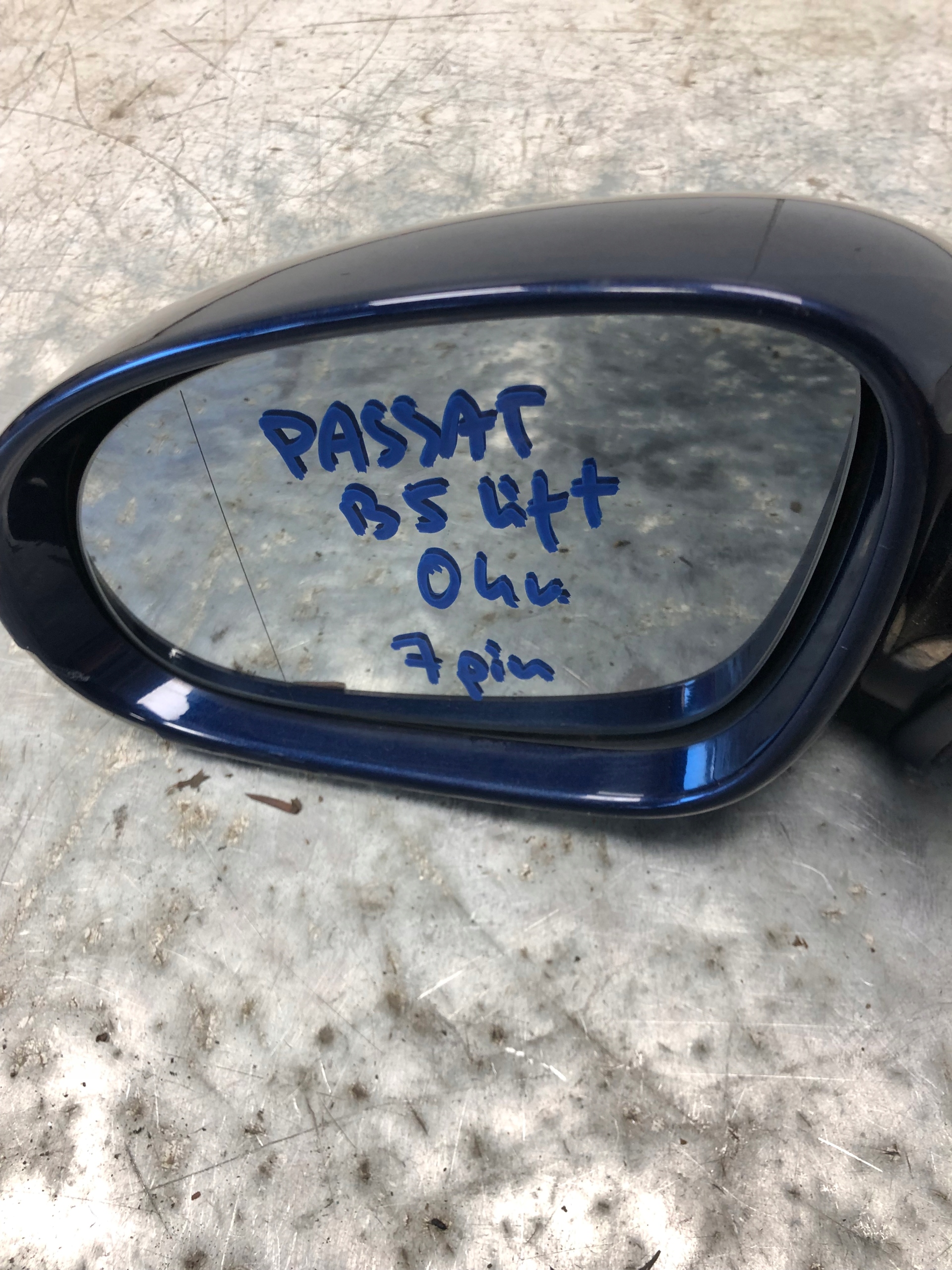 mirror left 7 PIN VW PASSAT B5 LIFT 3B0857933B