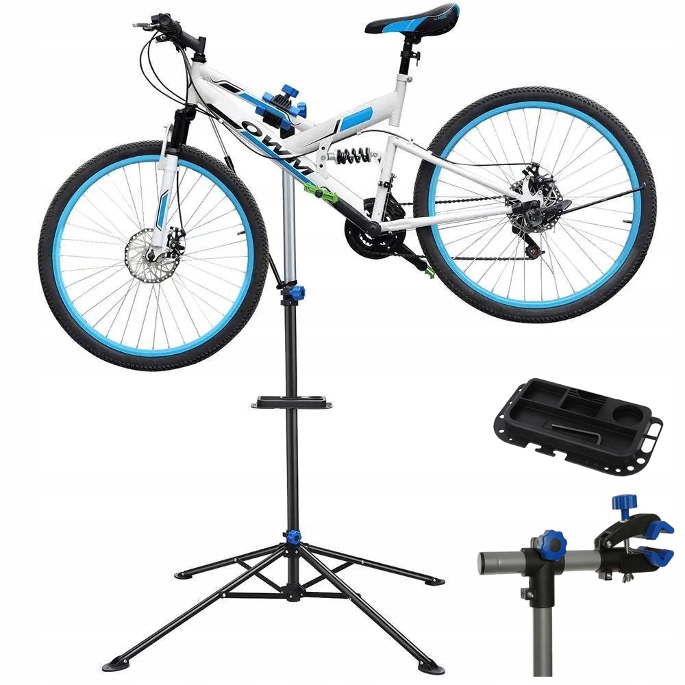 Stojak Rowerowy Na Rower Serwisowy Wieszak Uchwyt Regulowany Warsztatowy