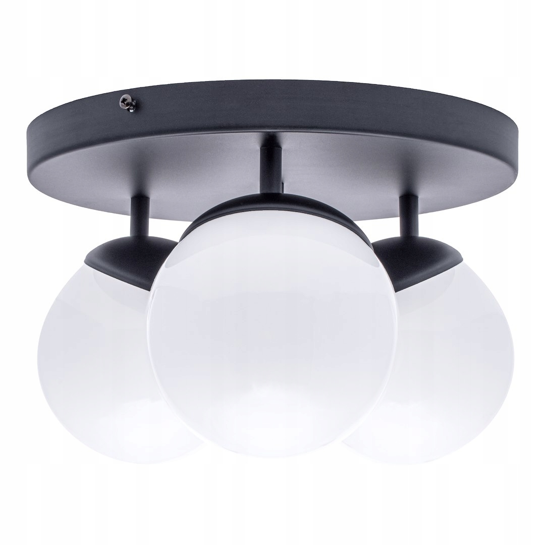 Stropní svítidlo Sfera Black 3xE14