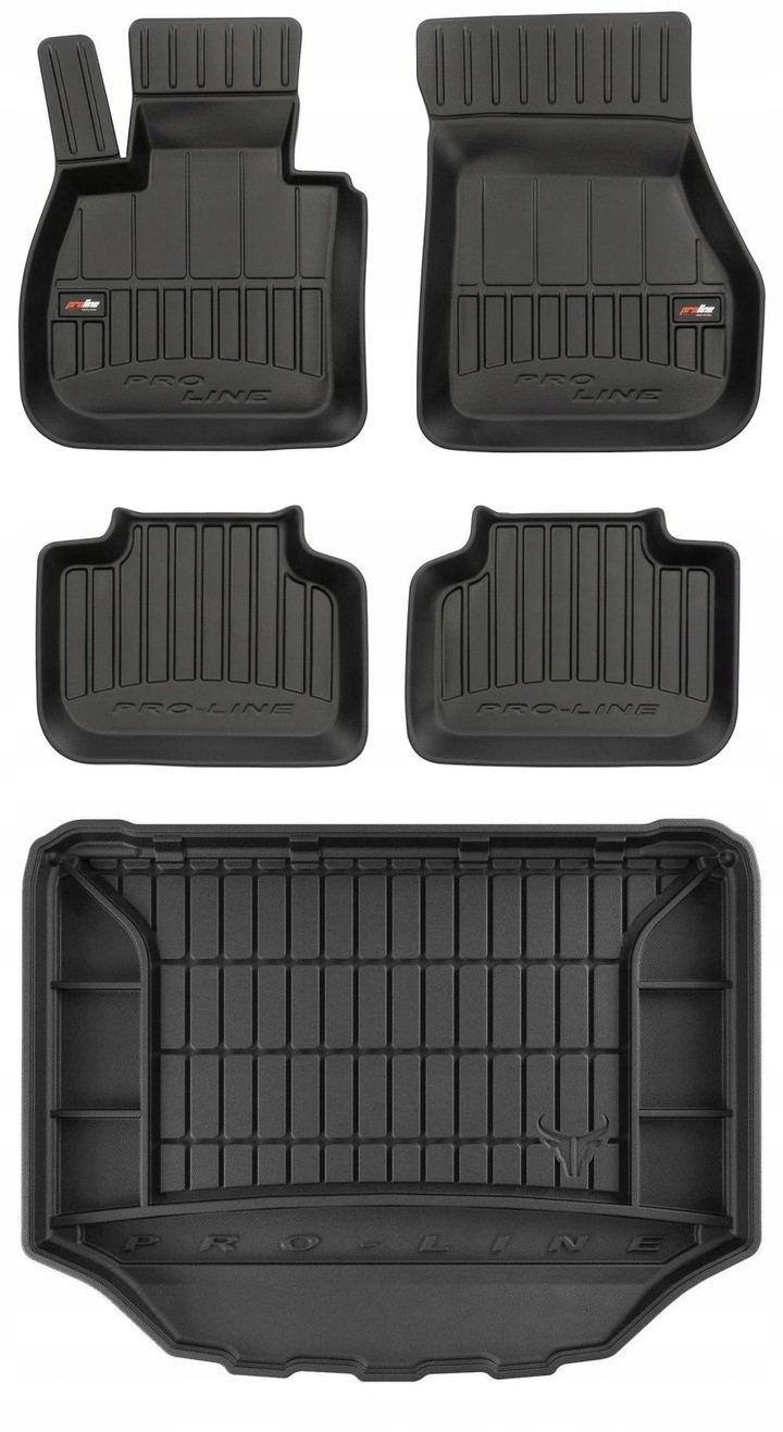 Set 3D Gumové rohože a rohože Bmw X2 F39 2018-2023 d